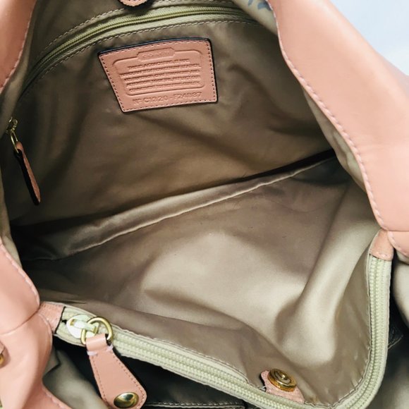 Coach Ashley Spectator Carryall Shoulder Bag Pink - Picture 8 of 8